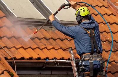 Démoussage et hydrofuge de toiture à Cramoisy